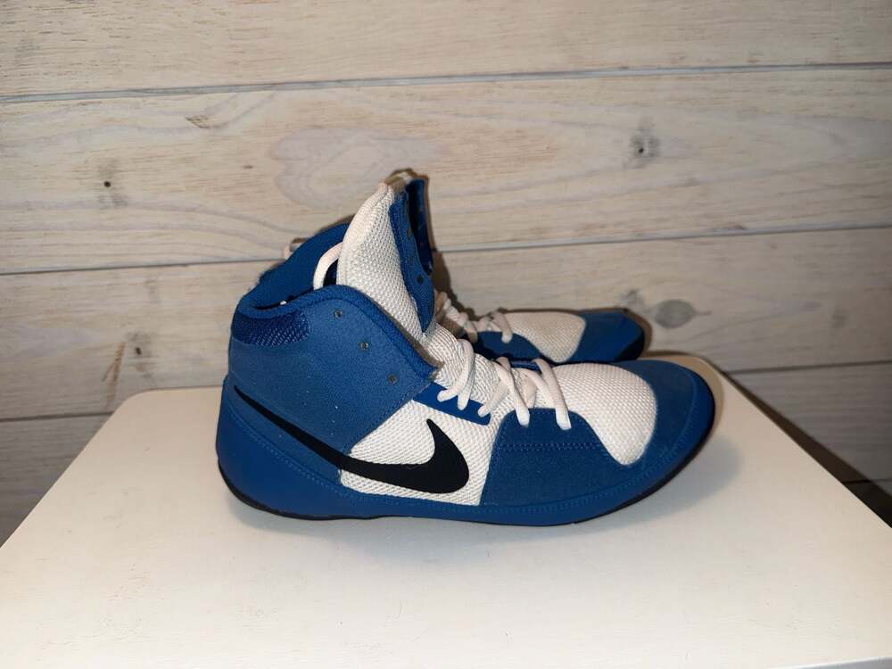 Nike Fury Wrestling Shoes Game Royal White AO2416-401